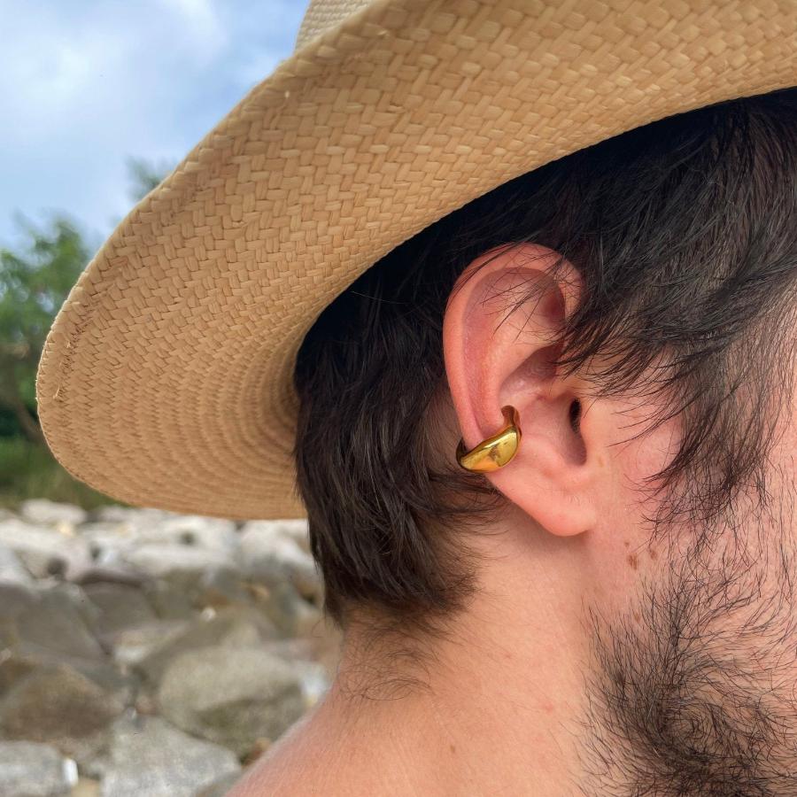 Man in Cory 18K Gold Plated Cuff