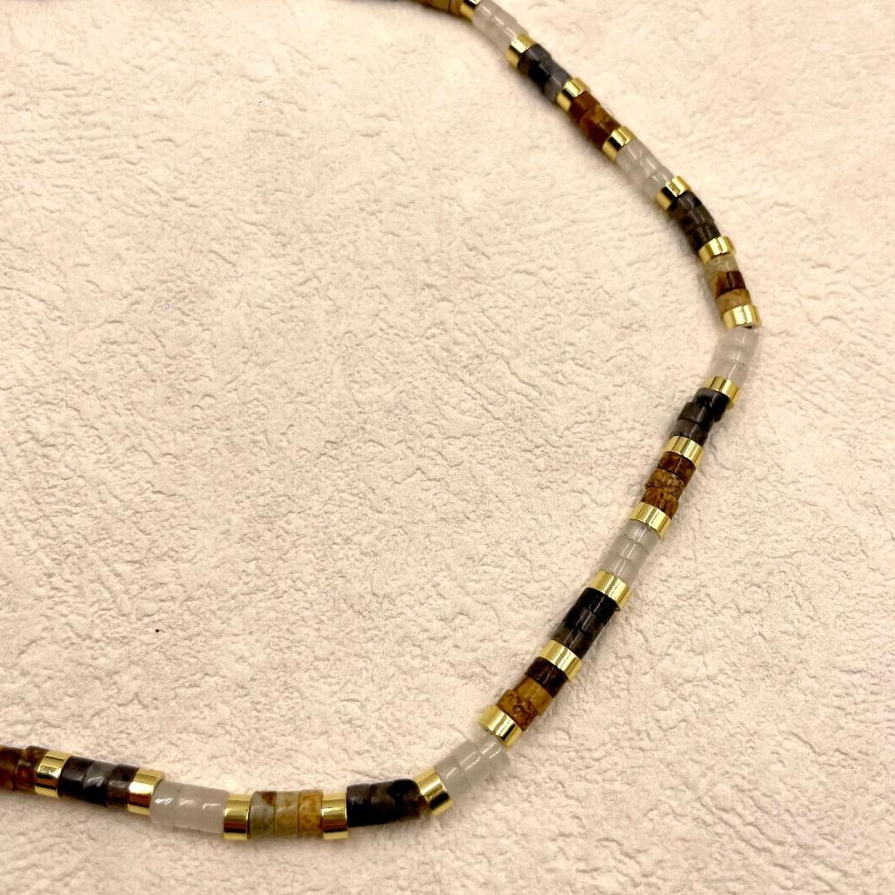 Details of Catalina Colorful Natural Stone Necklace 2