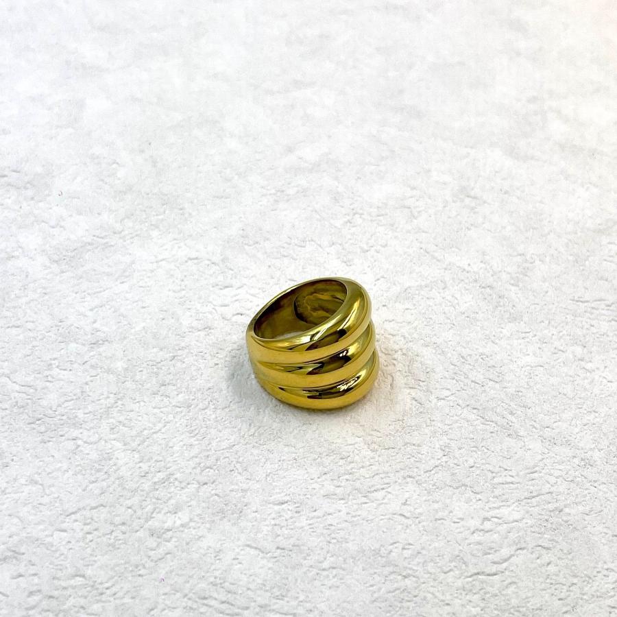 Chunky 18k Gold Plated Ring