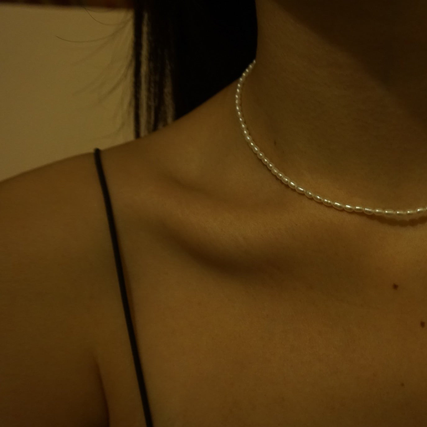 Mini Pearls Choker - 18k Gold Plated
