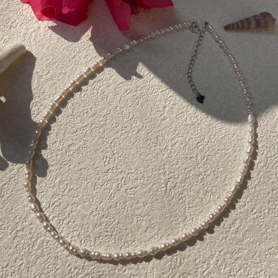 Freshwater Keshi Pearl Necklace - 40 mm