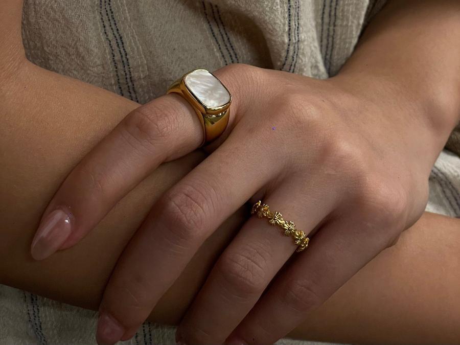 Model in Bougainva Jewelry