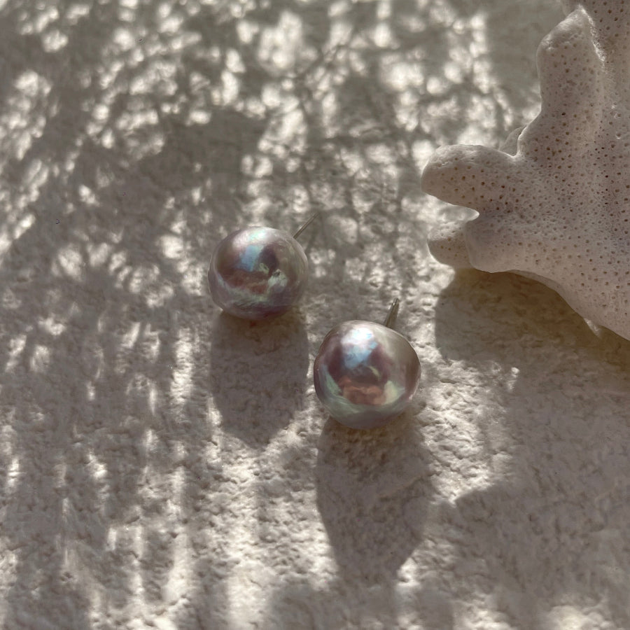 12-13mm Large Freshwater Special Pearl Studs