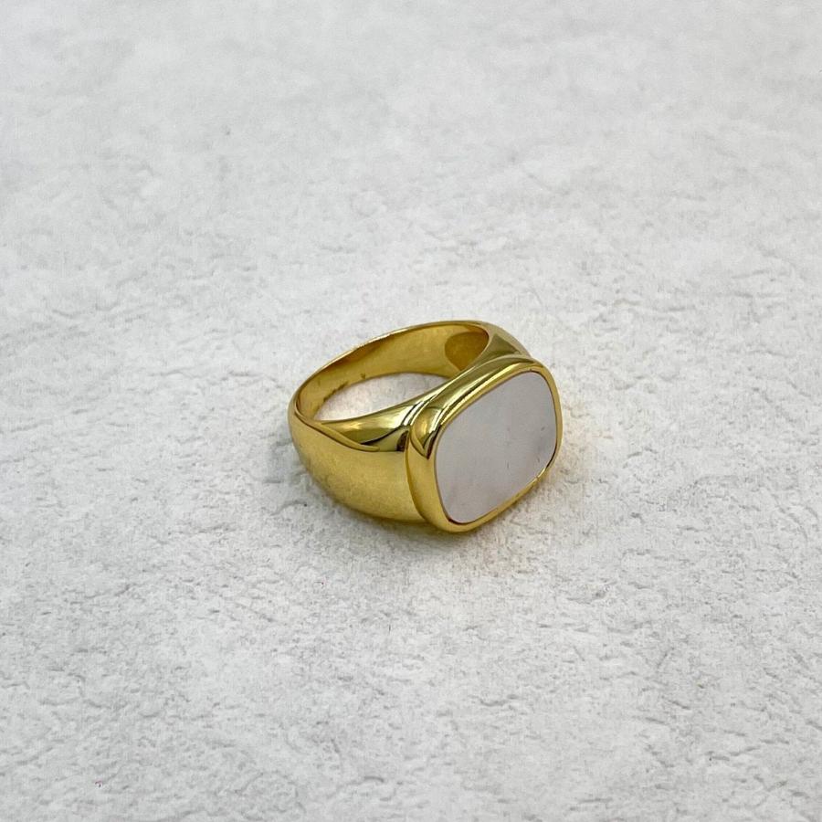 Cora Natural Shells Ring - 18k Gold Plated